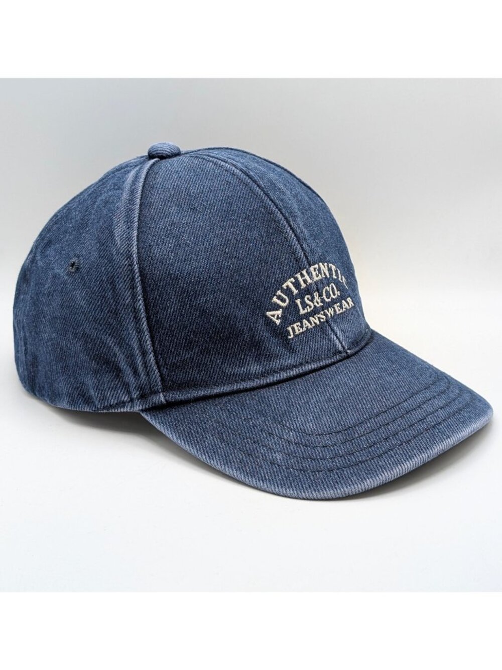 Levi Strauss & Co. Denim Blue Jean Hat Cap Vintage Levis Unisex LS&Co Jeanswear